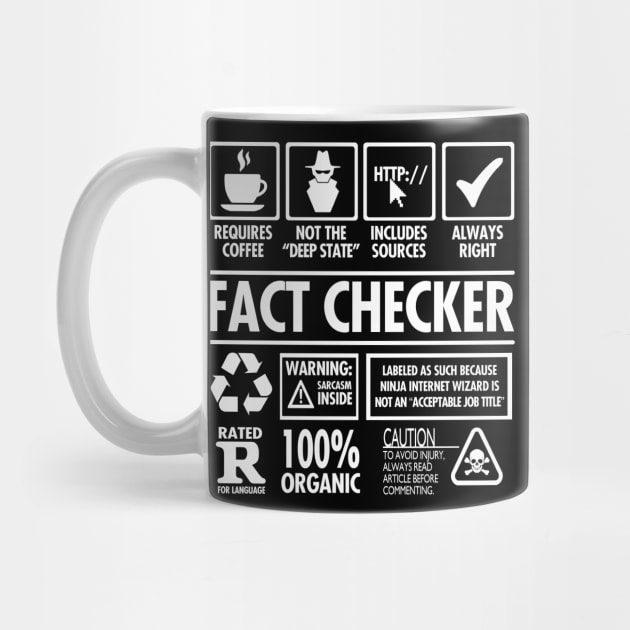 Fact Checker Job Description by NerdShizzle